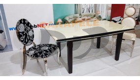 Masa cu blat din marmura compozit Marble